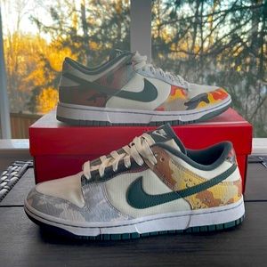 Nike Dunk Low SE Sail Multi-Camo